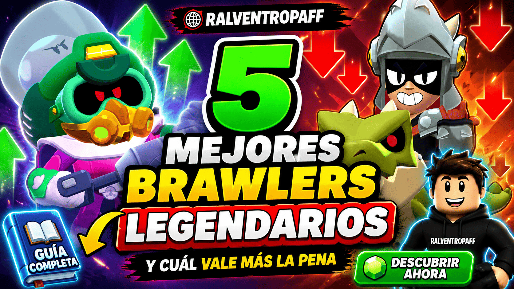 Los mejores brawlers legendarios de Brawl Stars y cuál vale más la pena